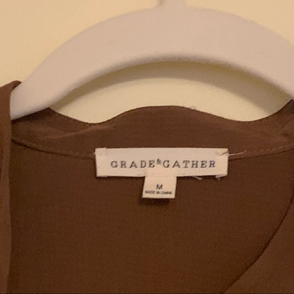 Flowy brown jumpsuit - Picture 5 of 5